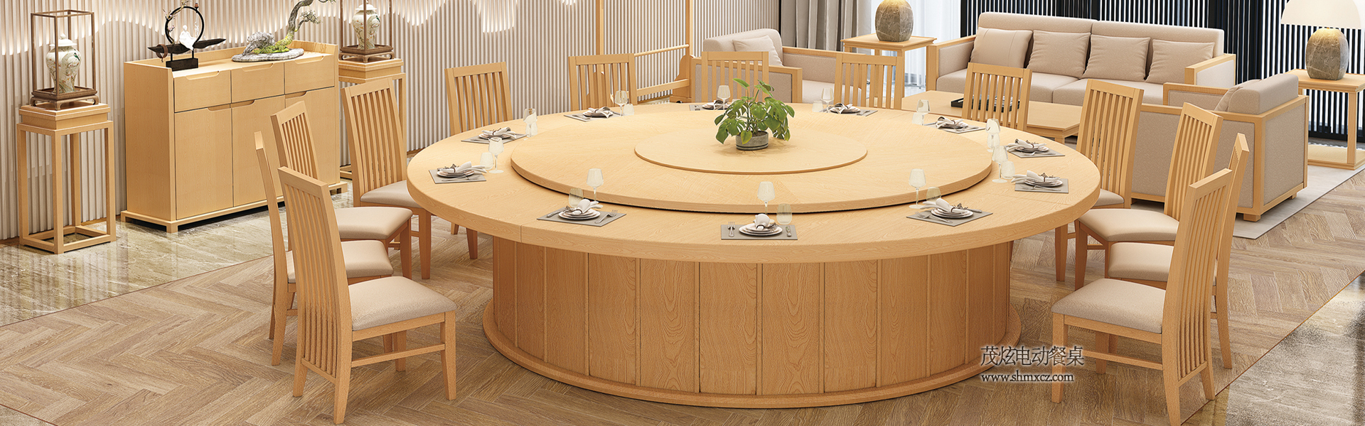 現代(dai)前衛款式(shi)設計電動餐桌