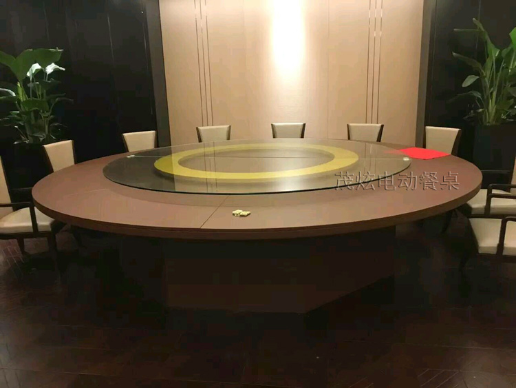 充电式电动转盘餐桌