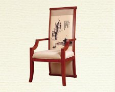 新中式风格实木扶手椅子-型号MX236