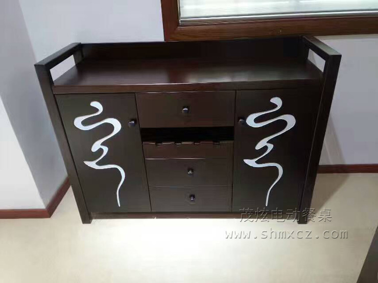 新中式电动餐桌-型号：FH58