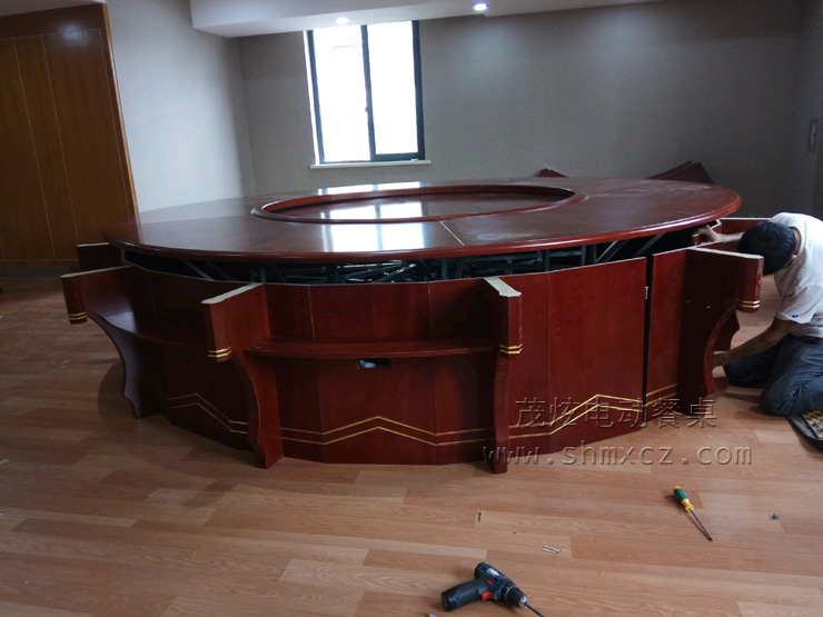 温州华侨饭店电动餐桌