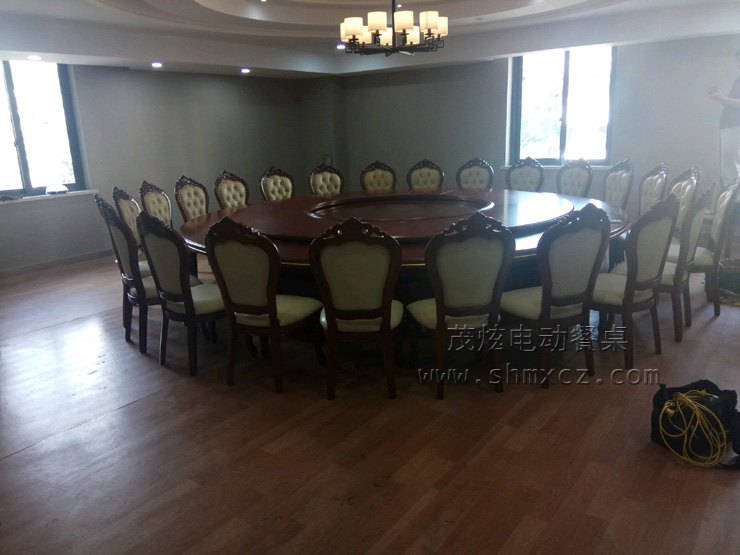 温州华侨饭店电动餐桌