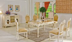 欧式大理石餐桌椅生产厂家分析欧式餐桌椅风格