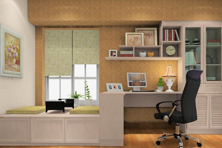 田园风格书房家具设计特点