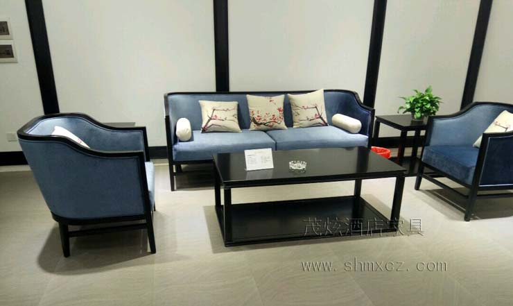 酒店包间整体配套沙发、茶几-型号：【中国结】