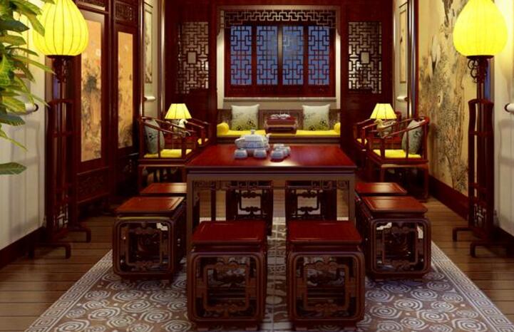 中式餐桌椅定制