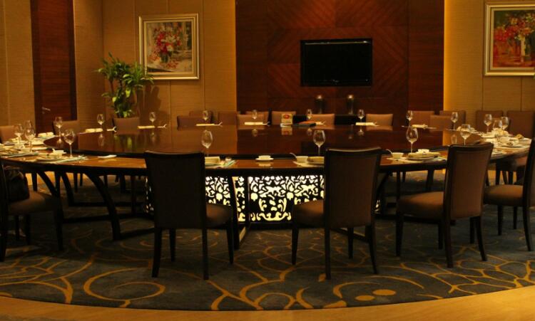 无电自动餐桌转盘