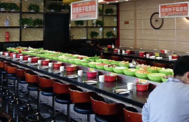 长方形自动餐桌