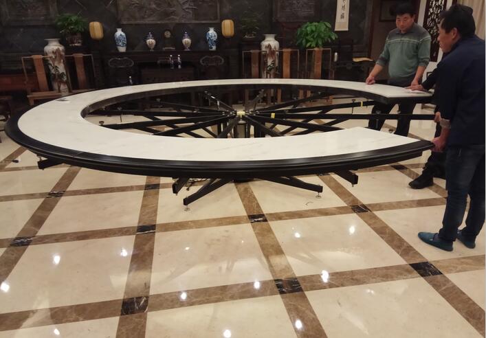 3200毫米的电动餐桌安装步骤