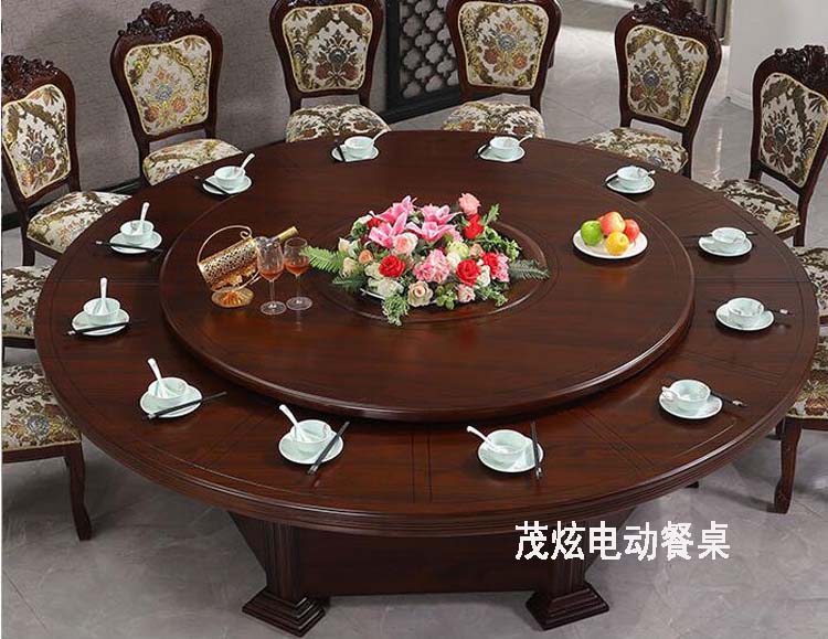 现代风格电动餐桌四海升平