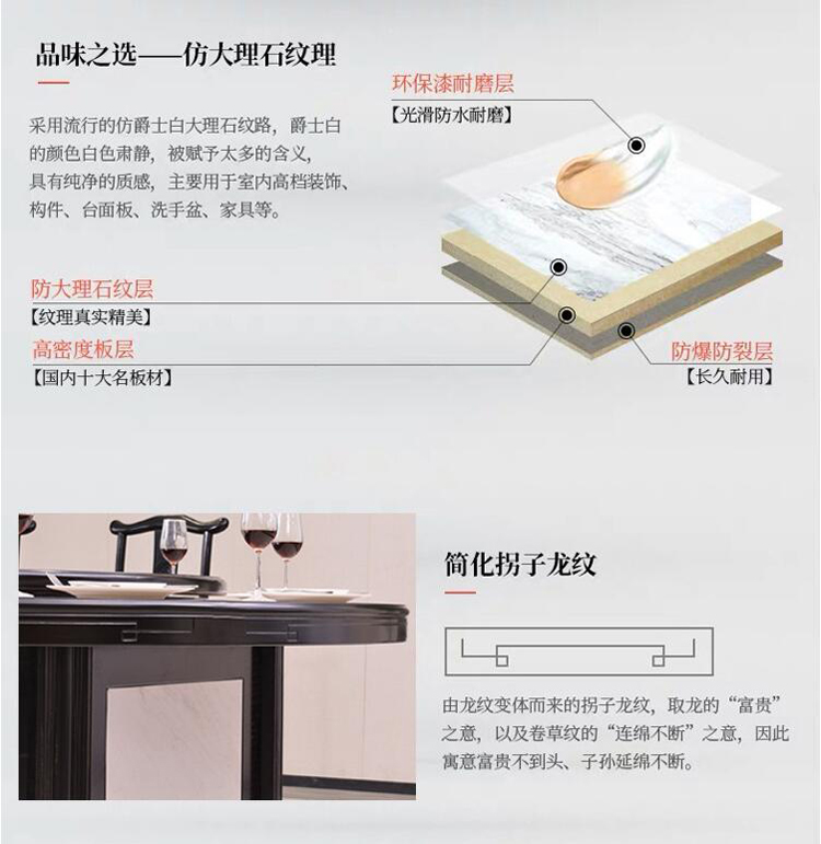 独具匠心电动餐桌图片