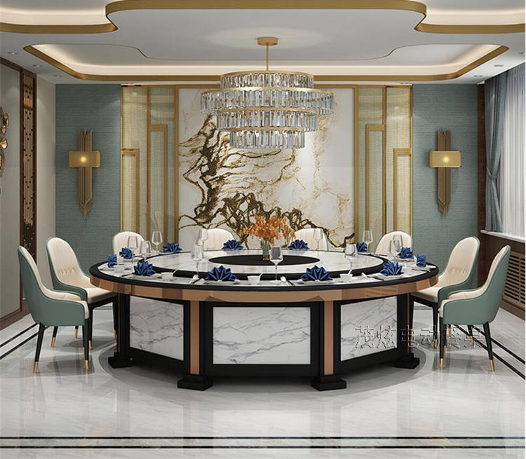 独具匠心豪华火锅电动餐桌