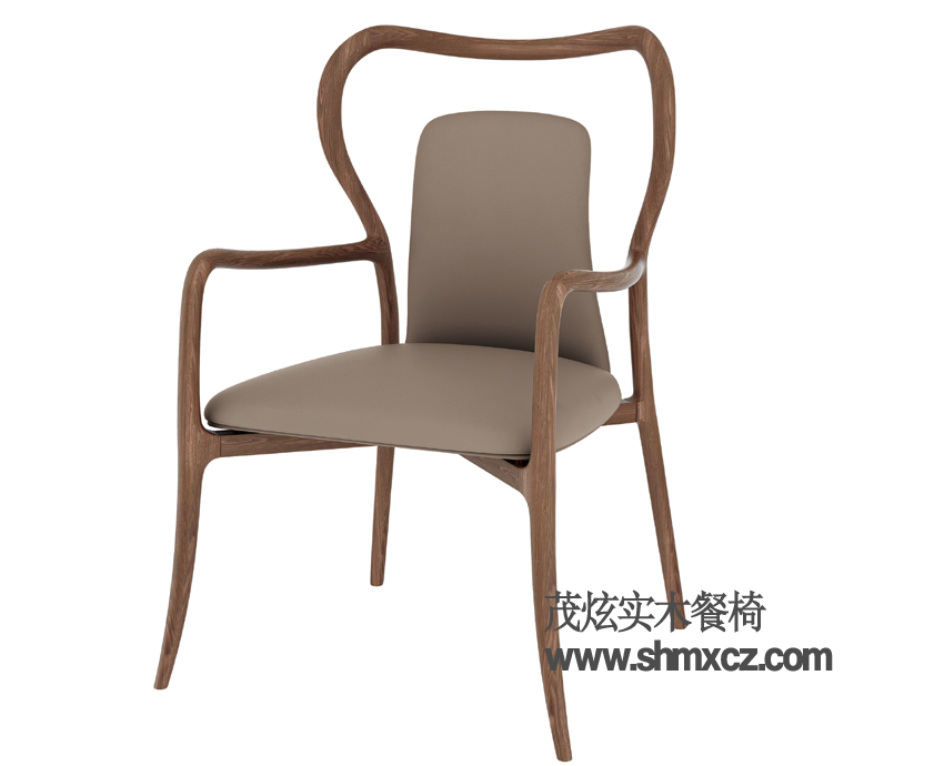 前卫风格酒店包房实木椅子设计图片