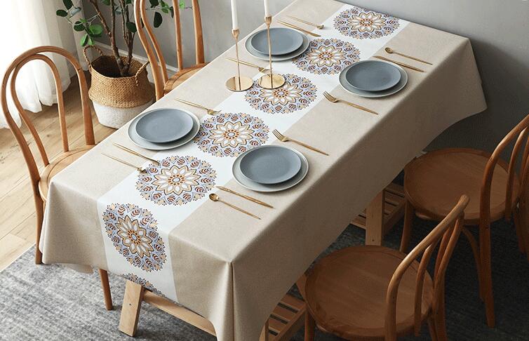 餐桌台布用什么材料好?餐桌布料的区别
