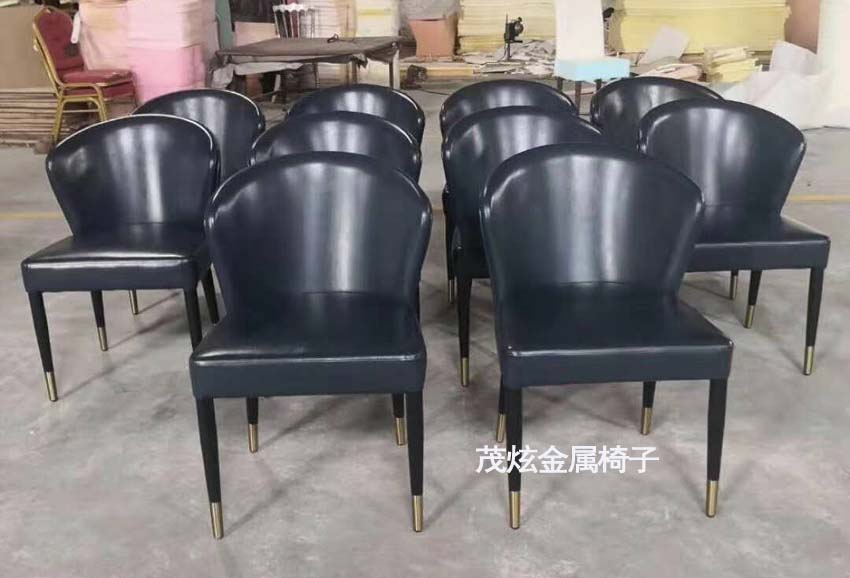 酒店休闲金属餐椅子图片