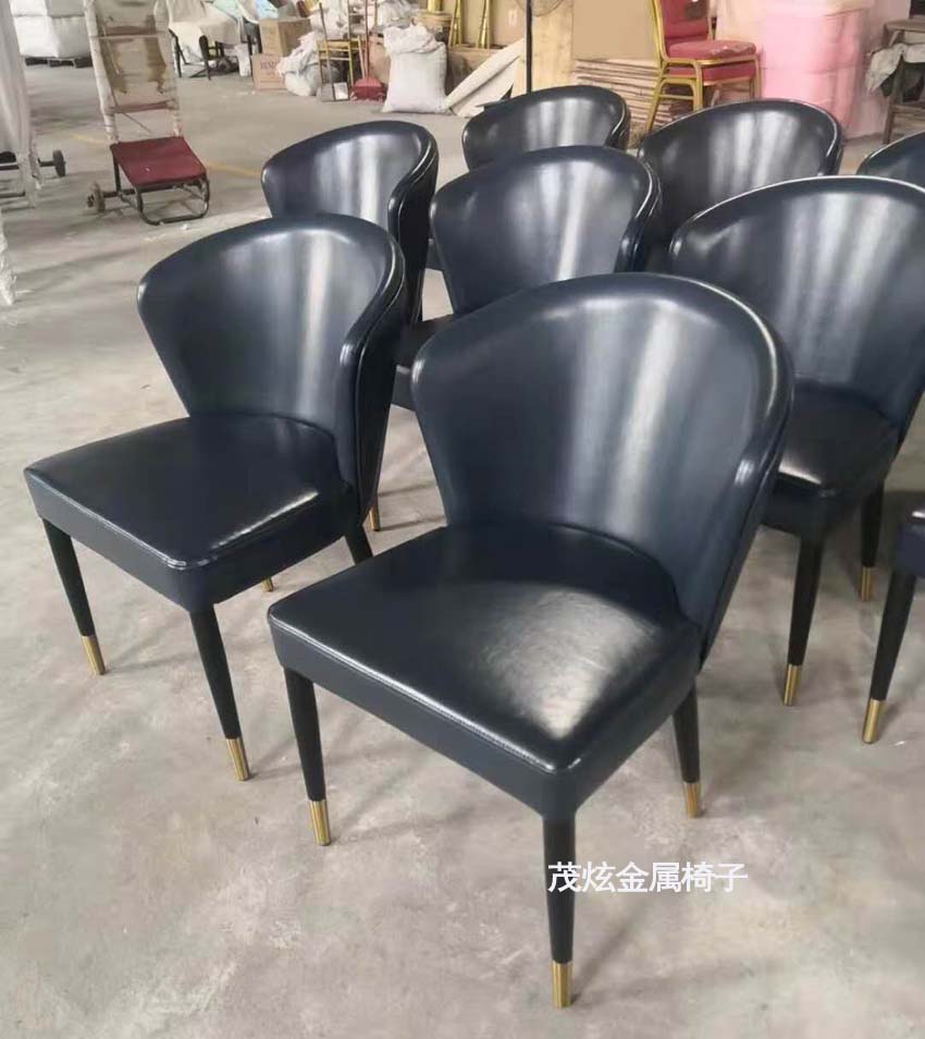 酒店休闲金属餐椅子图片