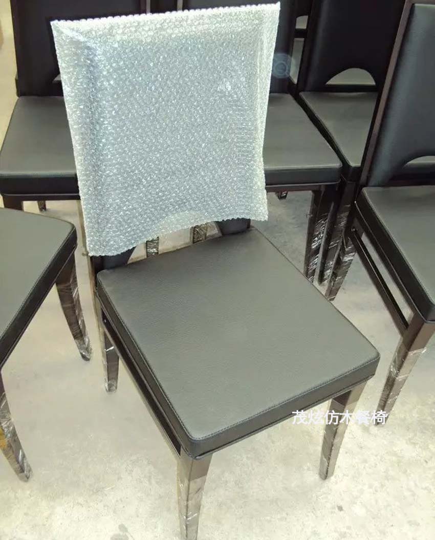 主题餐厅宴会休闲仿木椅子图片