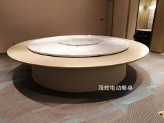 大理石电动餐桌转盘安装方法