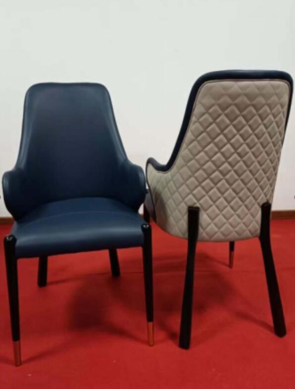 轻奢风格实木餐椅图片